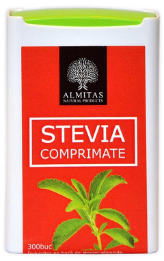 Tablete stevia ALMITAS - 300 comprimate imagine produs 2021 Vitaking